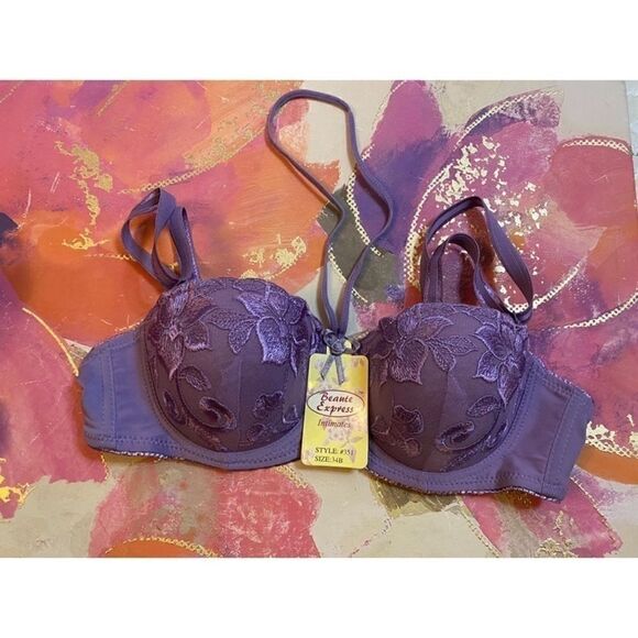 🎀Beaute express sexy push up lace Bra set of 2 Size :34B - Picture 3 of 11